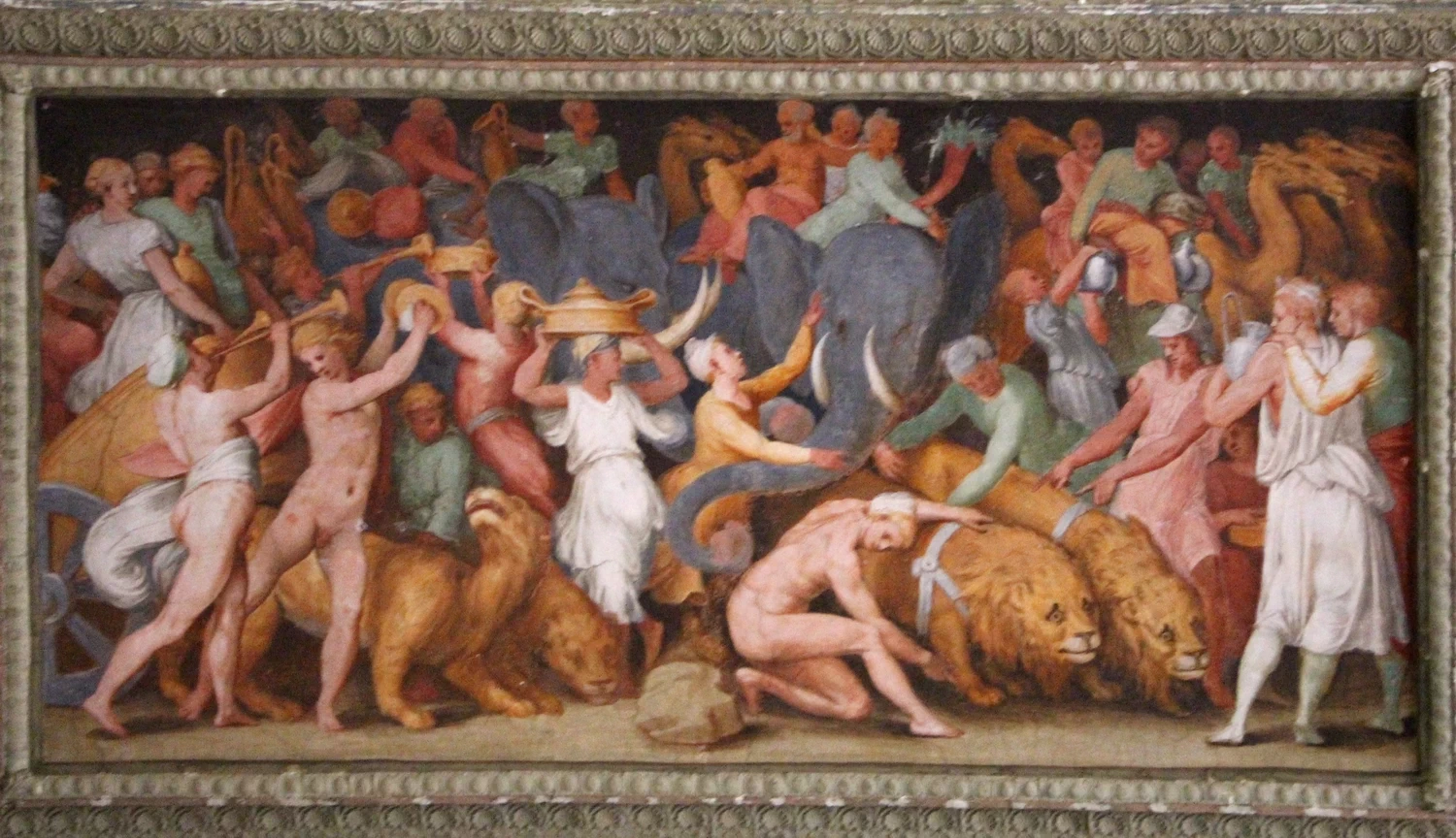 Perin del Vaga - 178, Villa del Principe, Genova, Storie dei re di roma e trionfi militari 3